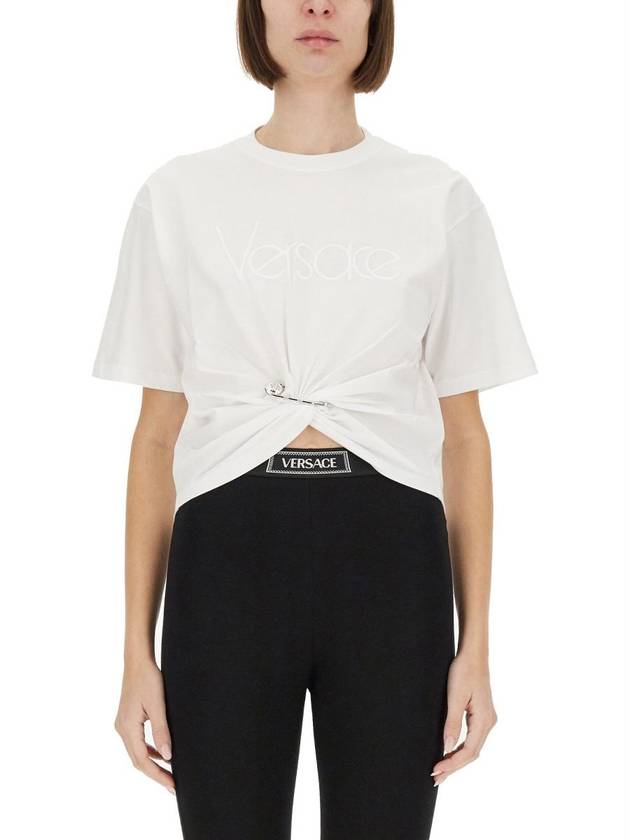 Versace "1978 Re-Edition Safety Pin" T-Shirt - VERSACE - BALAAN 1