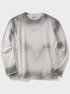 Vintage Washed Named Long Sleeve T-Shirt Ivory - FFEFF STUDIO - BALAAN 5