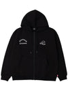 Men's Ghost Print Hoodie Black - STOCKHOLM SYNDROME - BALAAN 3