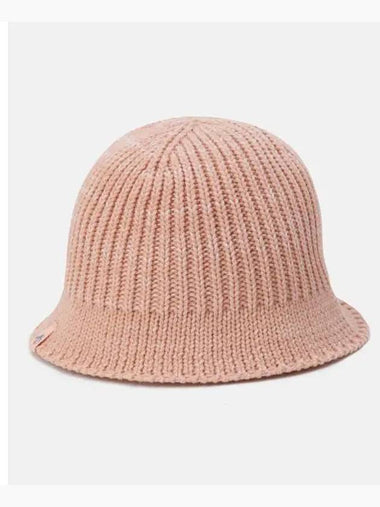 Women s Sports Basic Knit Bucket Hat Pink SP322UCP72 - DESCENTE - BALAAN 1