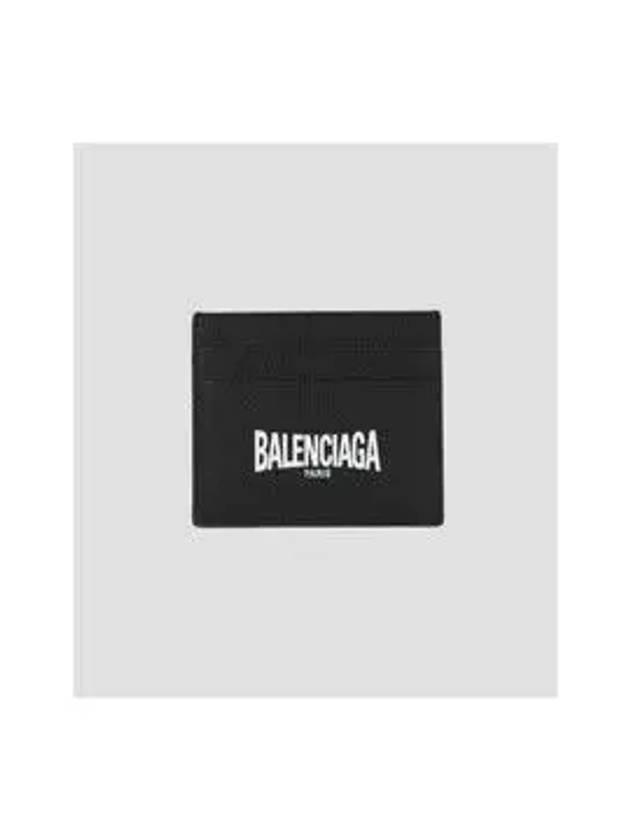 Logo Print Card Wallet Black - BALENCIAGA - BALAAN 6