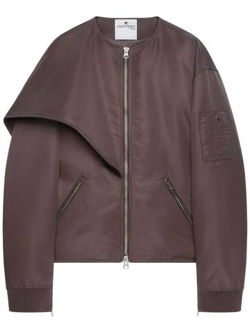 Courrèges Bomber With Oversized Bow - COURREGES - BALAAN 1