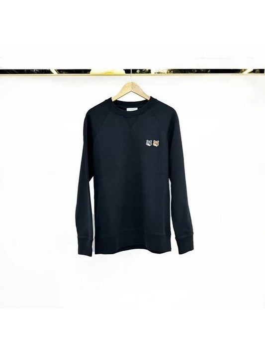 Double Fox Head Patch Classic Sweatshirt Anthracite - MAISON KITSUNE - BALAAN 2