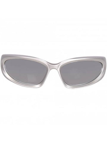 Eyewear Swift Acetate Oval Frame Sunglasses Silver - BALENCIAGA - BALAAN 1