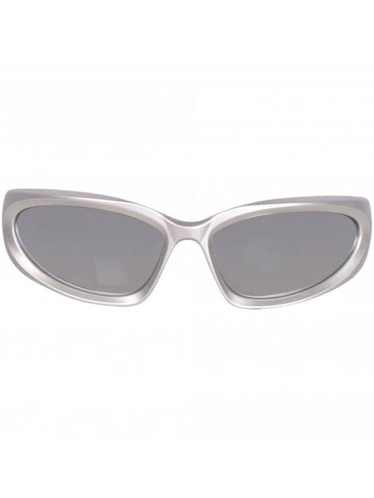 Eyewear Swift Acetate Oval Frame Sunglasses Silver - BALENCIAGA - BALAAN 1