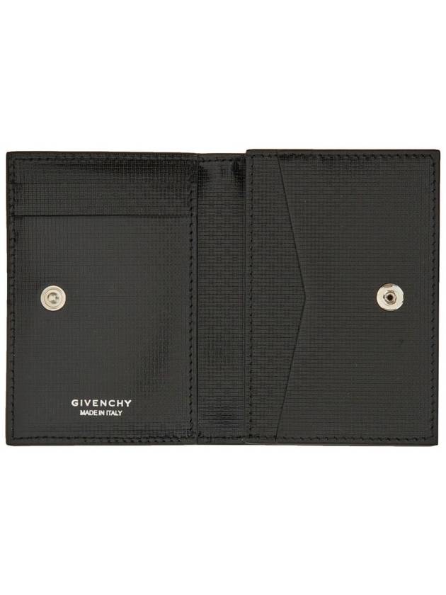 4G Classic Grain Calfskin Half Wallet Black - GIVENCHY - BALAAN 6