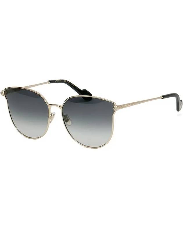 Sunglasses LNV122SLB 714 Cat Eye Round Overfit Metal Frame - LANVIN - BALAAN 7