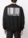 Big Barcode Print Sweatshirt Black - VETEMENTS - BALAAN 10