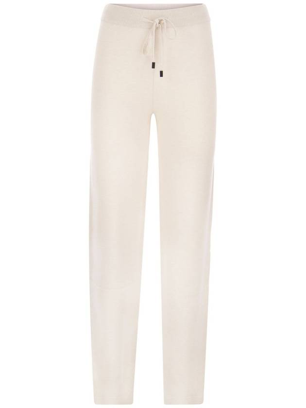 Wool, silk and cashmere knit trousers - PESERICO - BALAAN 1