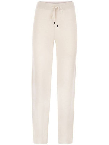 Wool, silk and cashmere knit trousers - PESERICO - BALAAN 1