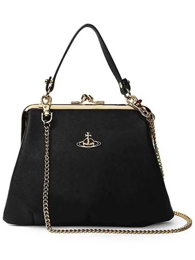 Granny Frame Purse Tote Bag Black - VIVIENNE WESTWOOD - BALAAN 5