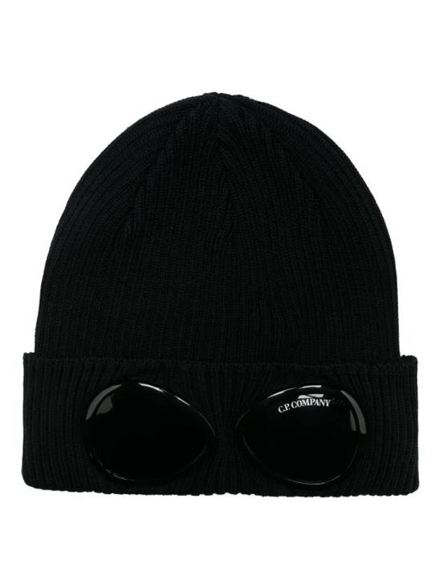 Rib Cotton Beanie Blue - CP COMPANY - BALAAN 2