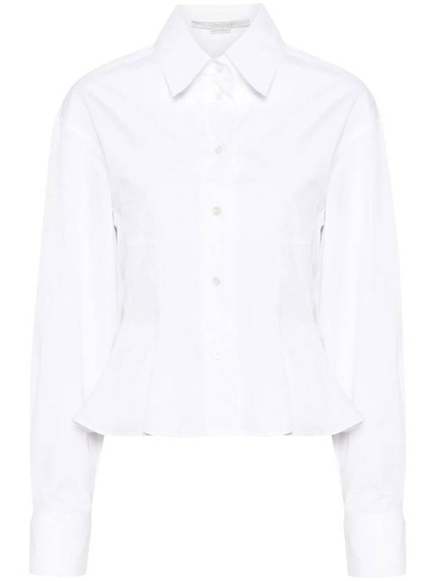 Stella McCartney Cotton Shirt With Peplum At The Waist - STELLA MCCARTNEY - BALAAN 1