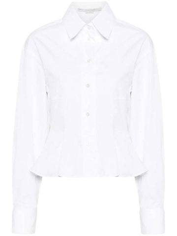 Stella McCartney Cotton Shirt With Peplum At The Waist - STELLA MCCARTNEY - BALAAN 1