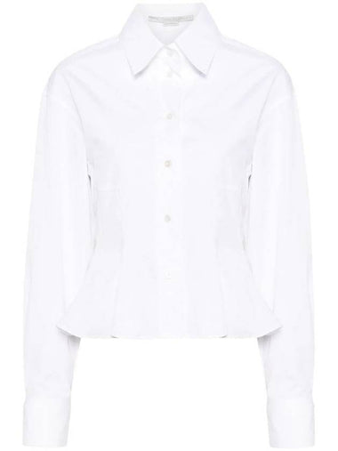 Stella McCartney Cotton Shirt With Peplum At The Waist - STELLA MCCARTNEY - BALAAN 1