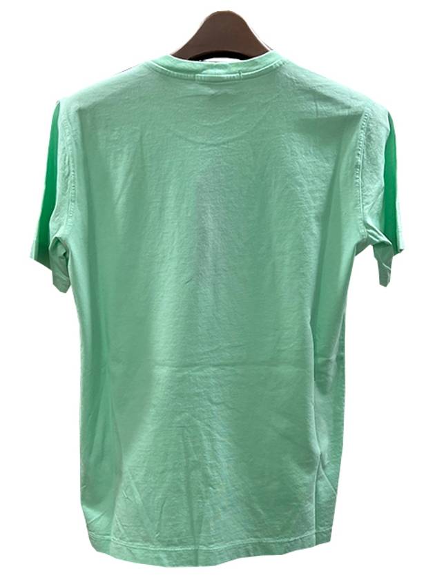 Kids Logo Rubber Print Short Sleeve T Shirt 10 12 Aqua 781621059 V0044 - STONE ISLAND - BALAAN 3