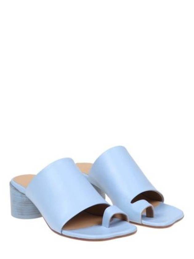 Cyliner Toe Ring Sandal Heels Light Blue - MAISON MARGIELA - BALAAN 2