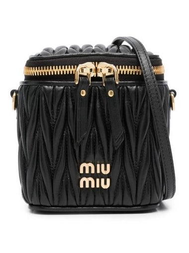 Materasse Nappa Leather Mini Bag Black - MIU MIU - BALAAN 1