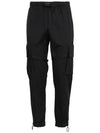 Arrow Cotton Cargo Pants Black - OFF WHITE - BALAAN 2