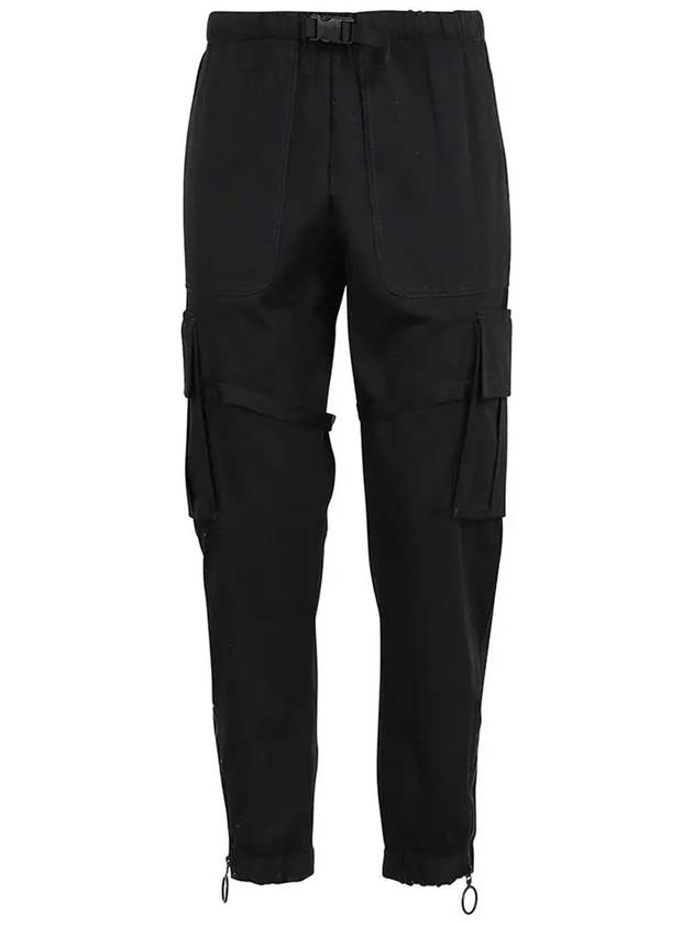 Arrow Cotton Cargo Pants Black - OFF WHITE - BALAAN 3