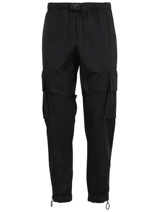 Arrow Cotton Cargo Pants Black - OFF WHITE - BALAAN 2