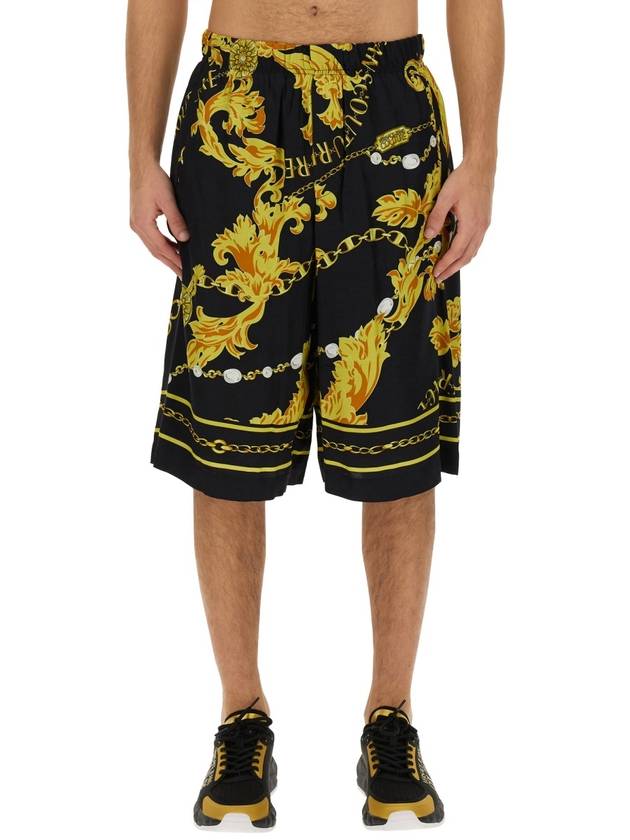 "CHAIN COUTURE" BERMUDA SHORTS - VERSACE - BALAAN 1