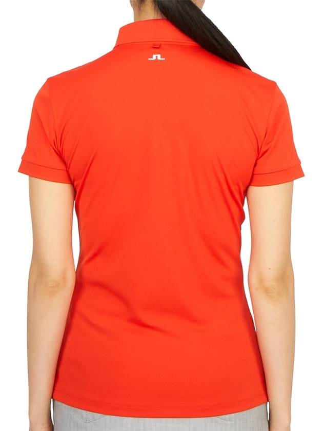 Tour Tech Short Sleeve Polo Shirt Red - J.LINDEBERG - BALAAN 5