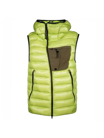 Goggle Lens Hooded Vest Green - CP COMPANY - BALAAN 1