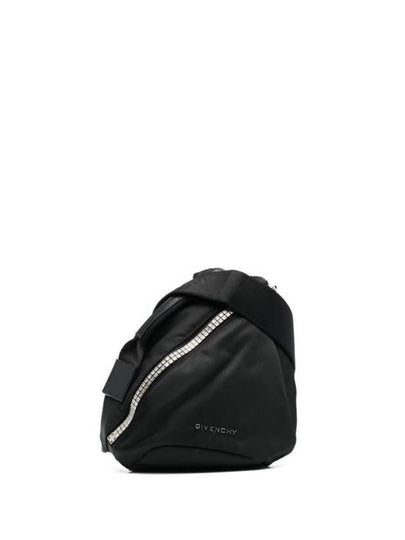 G Zipper Nylon Small Triangle Belt Bag Black - GIVENCHY - BALAAN 2