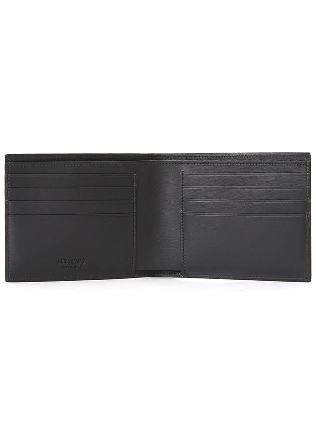 Logo Detail Classic Half Wallet Black - SALVATORE FERRAGAMO - BALAAN 5