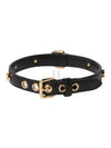 Leather Pet Collar Black - MIU MIU - BALAAN 2