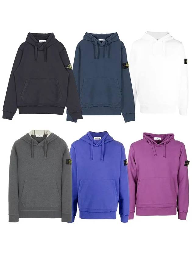 Wapen brushed hooded t-shirt 751564120 - STONE ISLAND - BALAAN 1