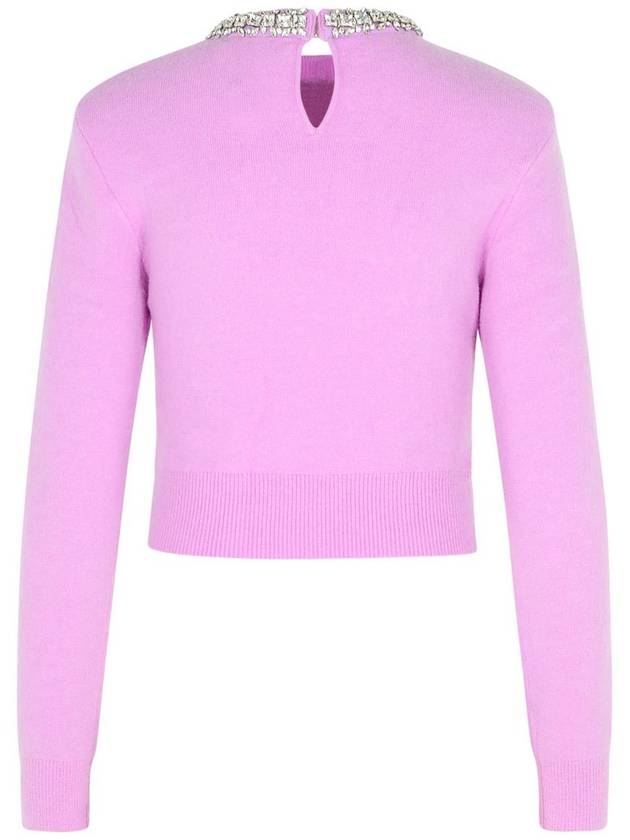 Self-Portrait Pink Viscose Blend Sweater - SELF PORTRAIT - BALAAN 3