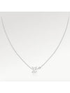 Idylle Blossom LV Necklace Silver - LOUIS VUITTON - BALAAN 3