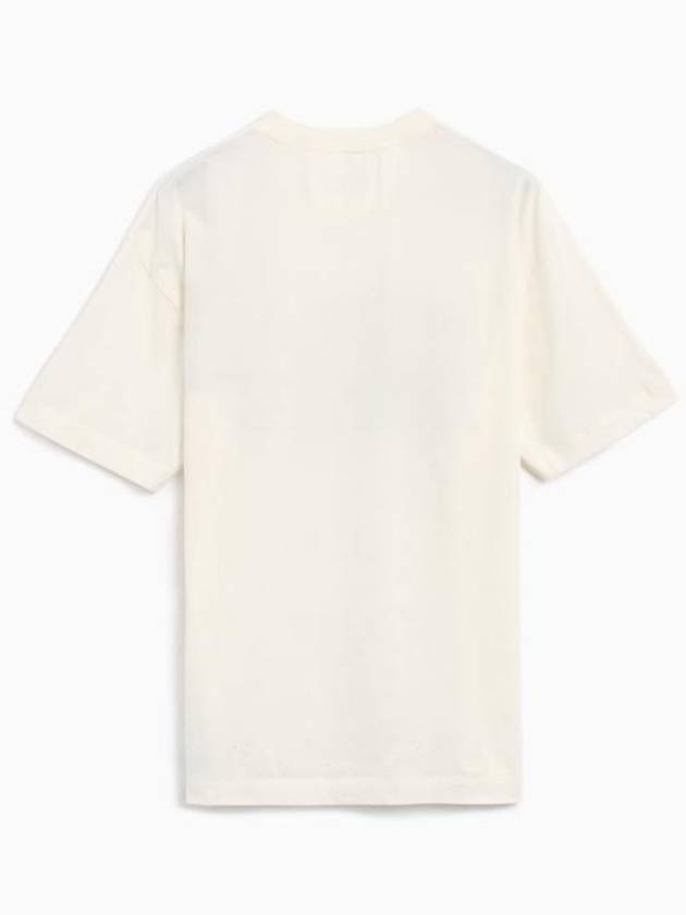 Logo Short Sleeve T-Shirt White - CP COMPANY - BALAAN 3