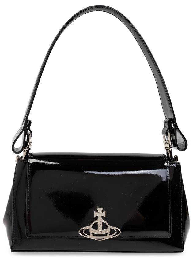 Hazel Medium Shoulder Bag Black - VIVIENNE WESTWOOD - BALAAN 1