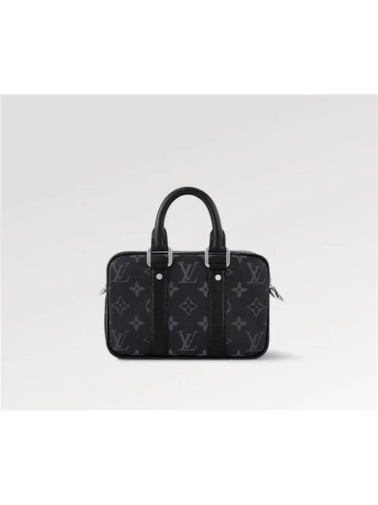 Men's Nano Porte Documents Voyage Brief Case Black - LOUIS VUITTON - BALAAN 2