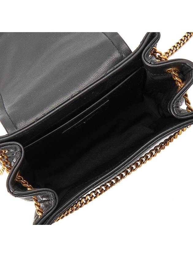 Nolita Lambskin Mini Bag Black - SAINT LAURENT - BALAAN 6