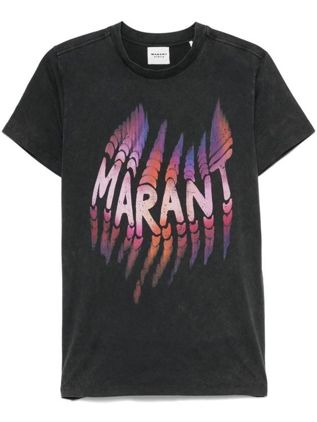 Isabel Marant Étoile Zoeline Printed T-Shirt Clothing - ISABEL MARANT ETOILE - BALAAN 1