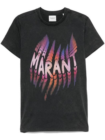 Isabel Marant Étoile Zoeline Printed T-Shirt Clothing - ISABEL MARANT ETOILE - BALAAN 1