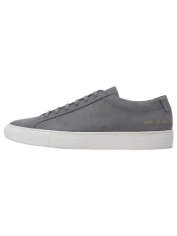 Original Achilles Low Nubuck Sneakers Gray - COMMON PROJECTS - BALAAN 1