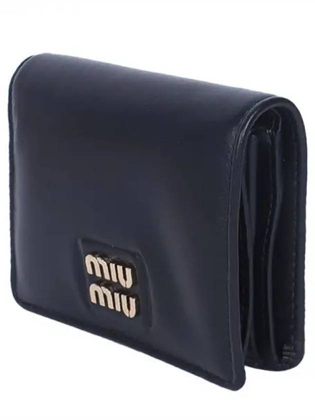 Small Leather Half Wallet Black - MIU MIU - BALAAN 2