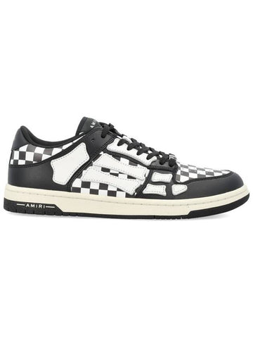 Amiri Checkered Skel Top Low Sneakers - AMIRI - BALAAN 1