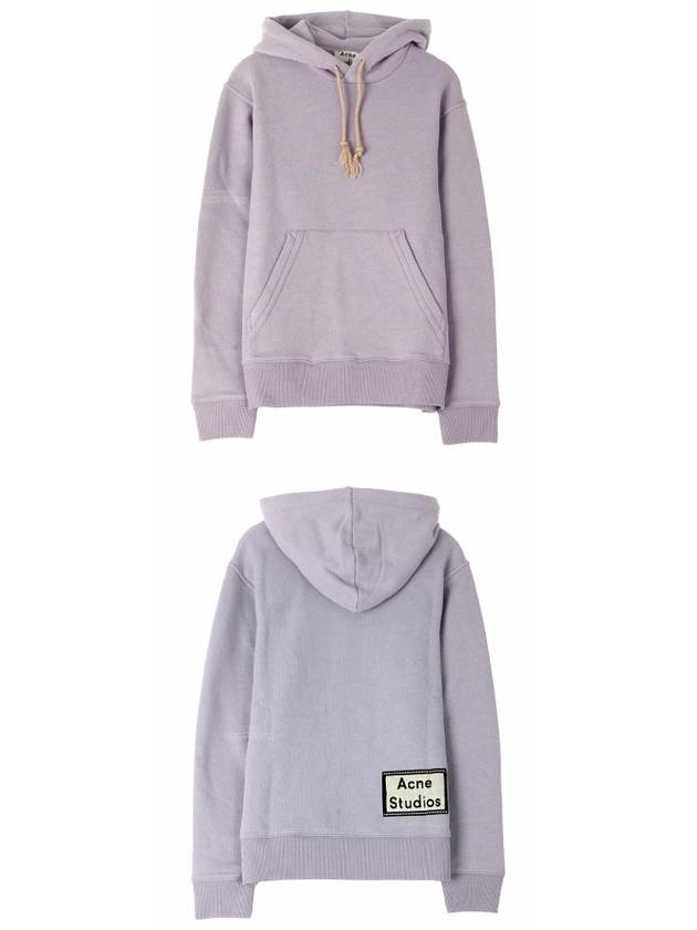 Logo Patch Hoodie Lilac Purple - ACNE STUDIOS - BALAAN 5