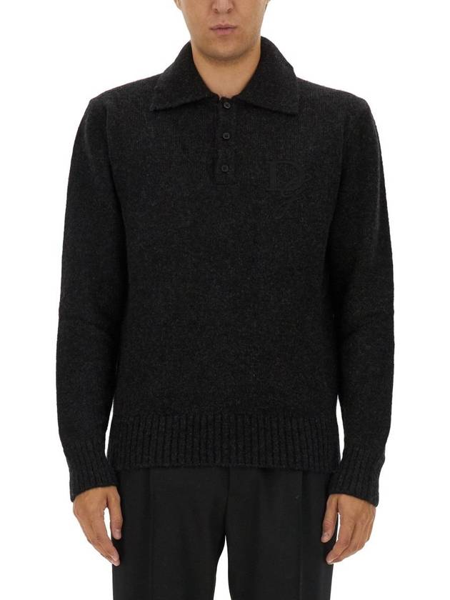 Dolce & Gabbana Wool Polo - DOLCE&GABBANA - BALAAN 1