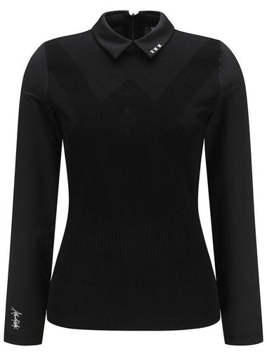 Official WOMEN SP HYBRID LONG T SHIRT BK - ANEWGOLF - BALAAN 1