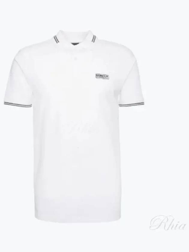 International Essential Tipped Short Sleeve Polo Shirt White - BARBOUR - BALAAN 2