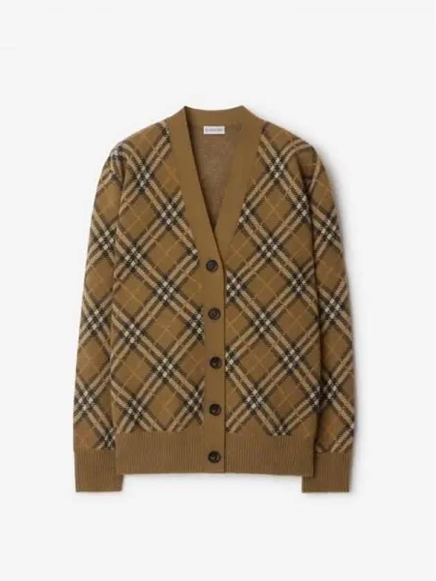 check wool mohair cardigan 8099621 - BURBERRY - BALAAN 2