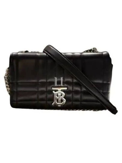 Lola Silver Quilted Shoulder Bag Black - BURBERRY - BALAAN 2