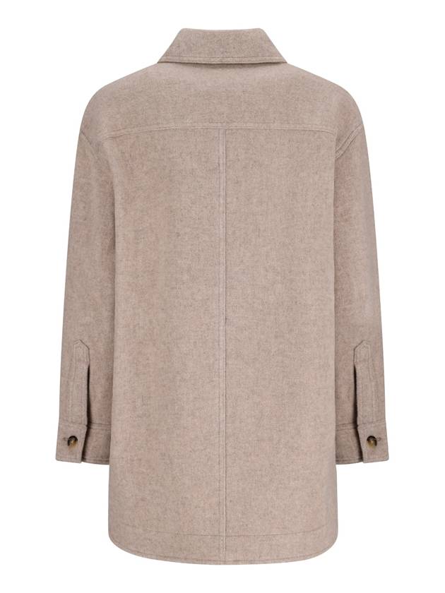 Haveli Button Up Brushed Coat MA0020FCB1D03I - ISABEL MARANT - BALAAN 3